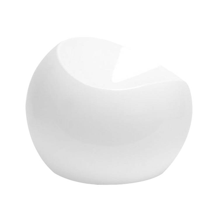 Location pouf ball design blanc XL BOOM