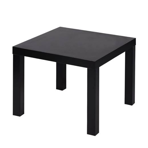 Location table basse carrée noir pour salon à Lyon